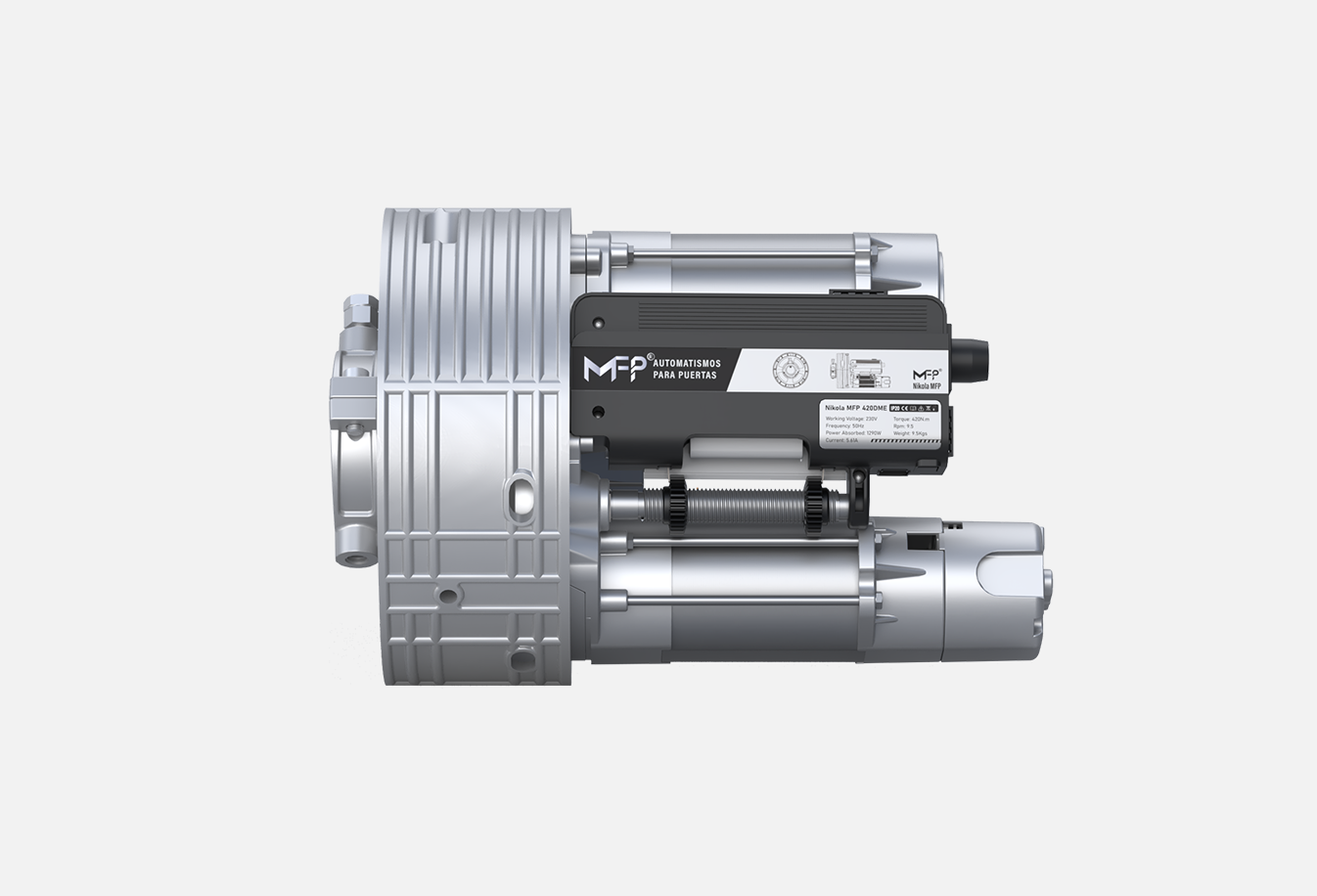 Motor central de grado industrial BOLT AM180E para puertas enrollables