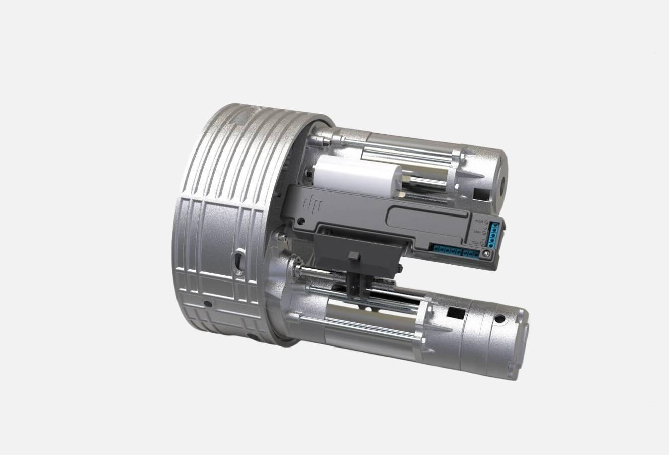 Motor central de grado industrial TIGER FS460DME para puertas enrollables